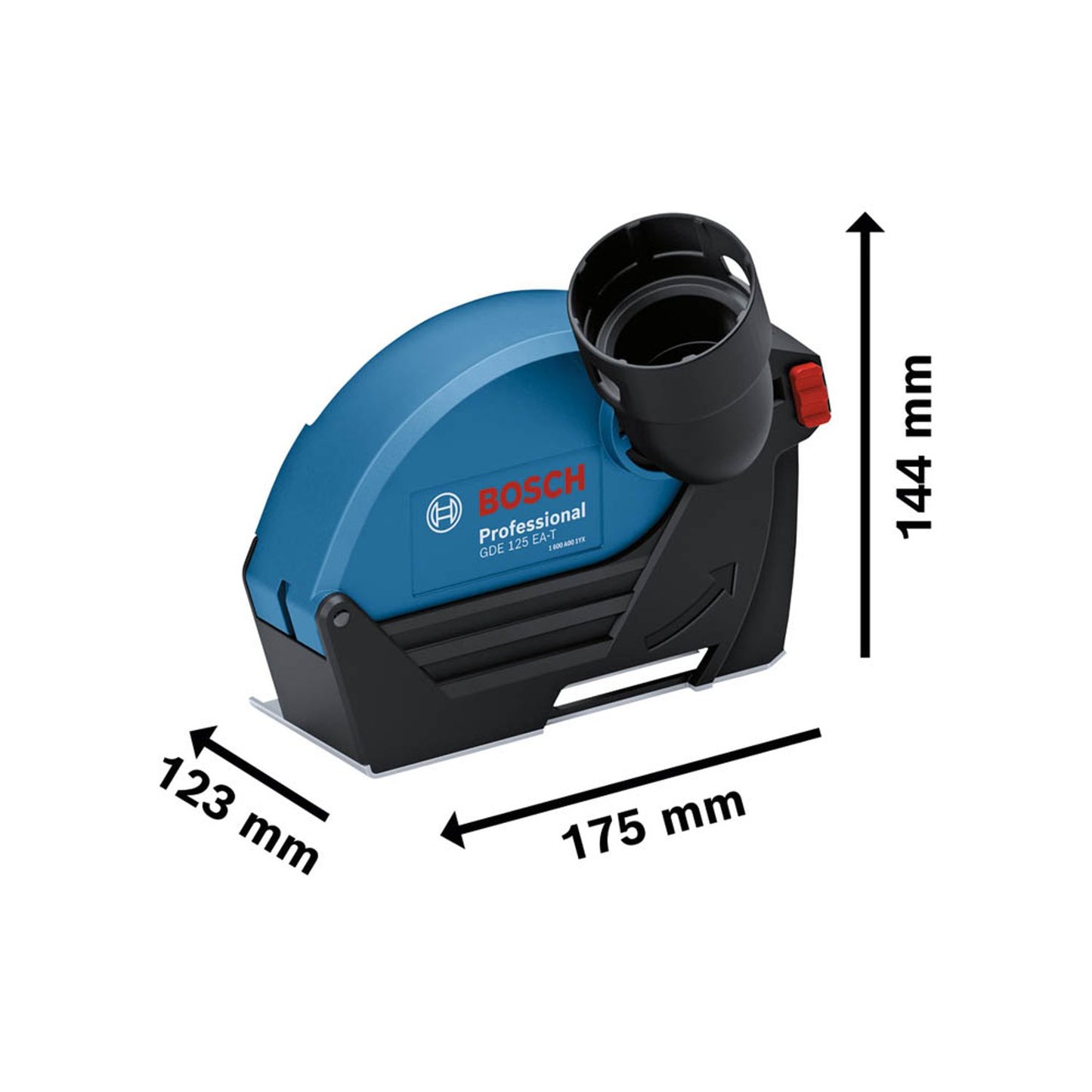 BOSCH Professional GDE 125 EA-T Absaughaube für Winkelschleifer | 1600A003DJ