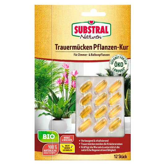 SUBSTRAL® Naturen® Trauermücke Zimmerpflanzenkur 12 x á 1,0 ml | 65100 | 1 Pack = 12 St.