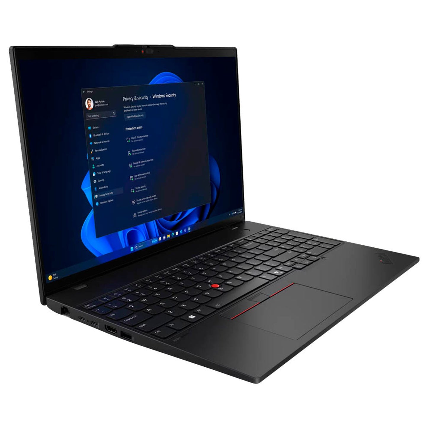 Lenovo ThinkPad L16 Gen 1 (AMD) Notebook 40,6 cm (16,0 Zoll), 32 GB RAM, 1 TB SSD, AMD Ryzen 7 PRO 7735U | 21L7001SGE