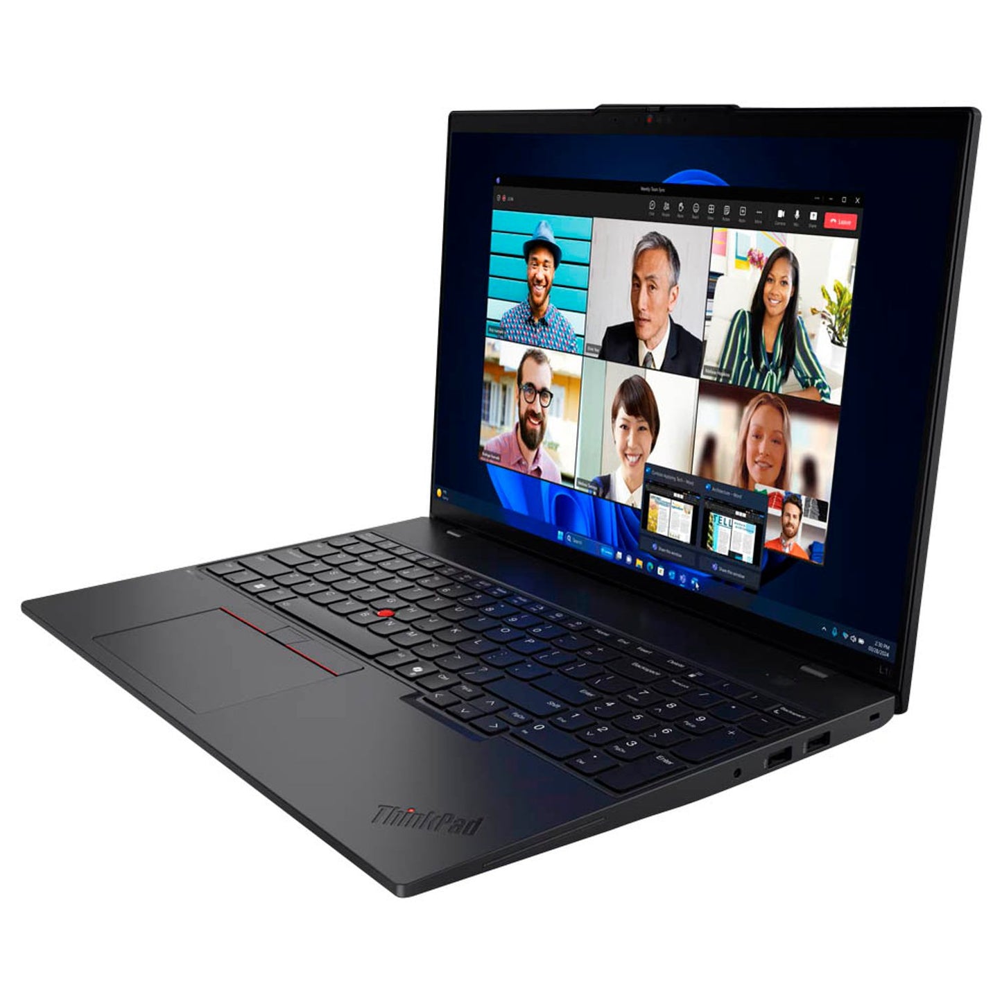 Lenovo ThinkPad L16 Gen 1 (Intel) Notebook 40,6 cm (16,0 Zoll), 16 GB RAM, 512 GB SSD, Intel® Core™ Ultra 7 155U | 21L3002TGE