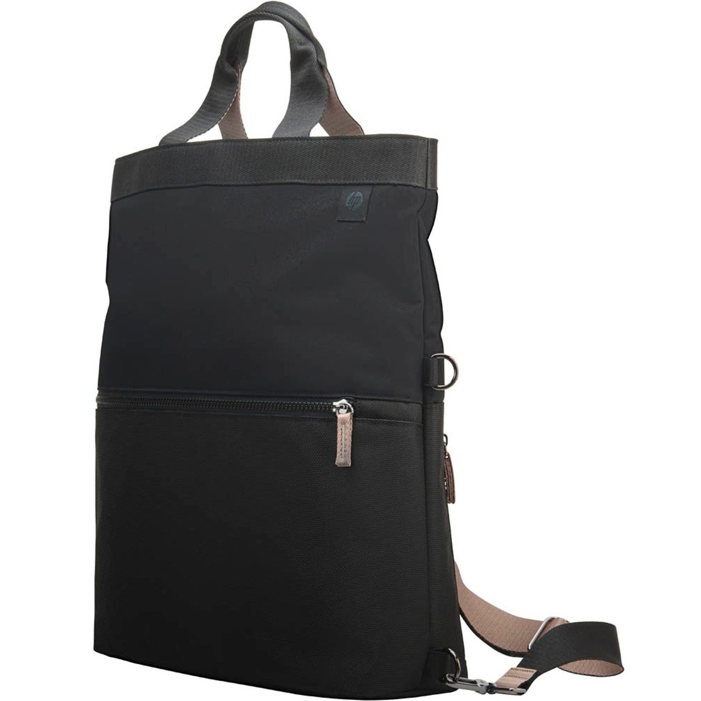 HP Laptop-Rucksack Kunstfaser schwarz/taupe 18,0 l bis 35,8 cm (14,1 Zoll) | 9C2H1AA