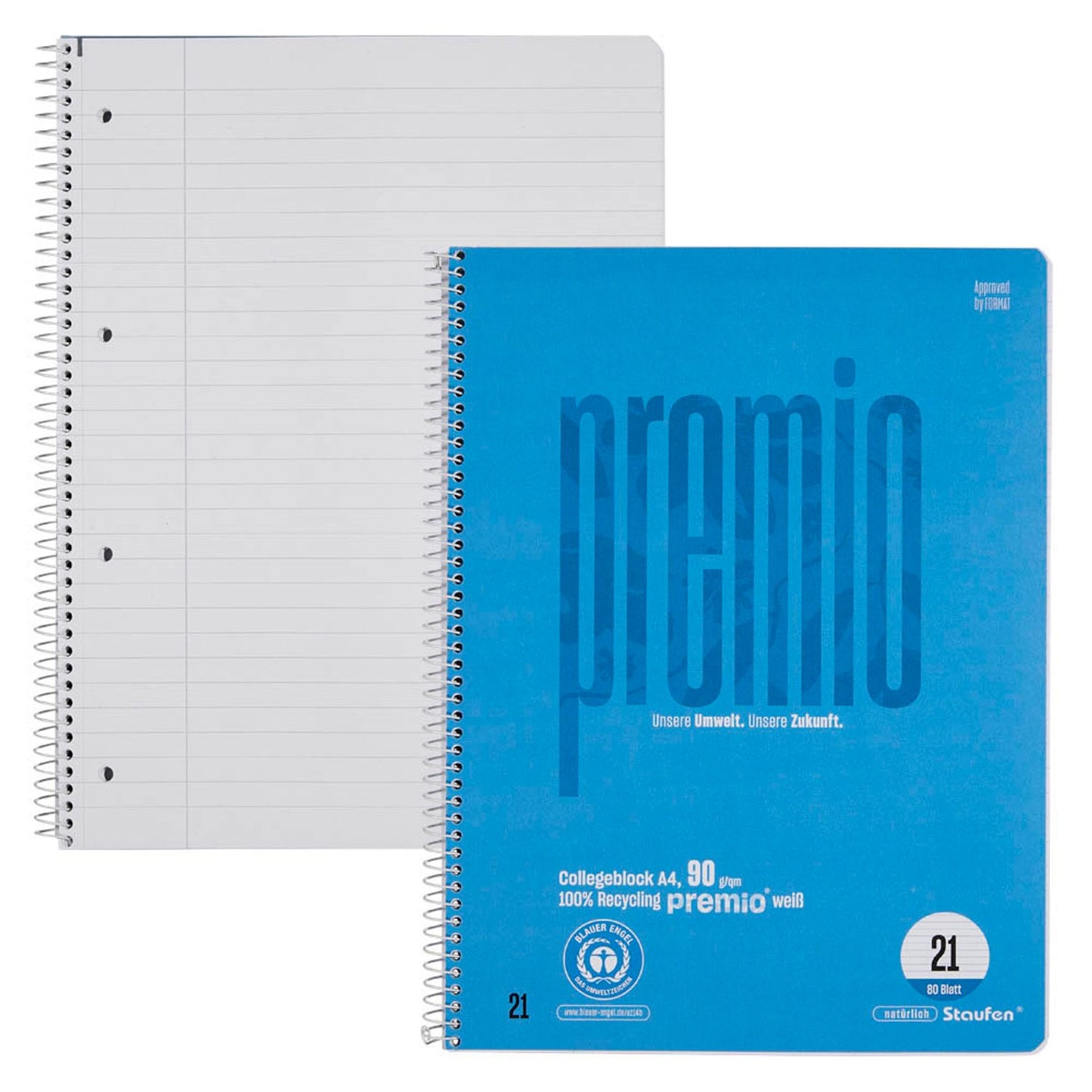Staufen® Collegeblock Premio DIN A4,