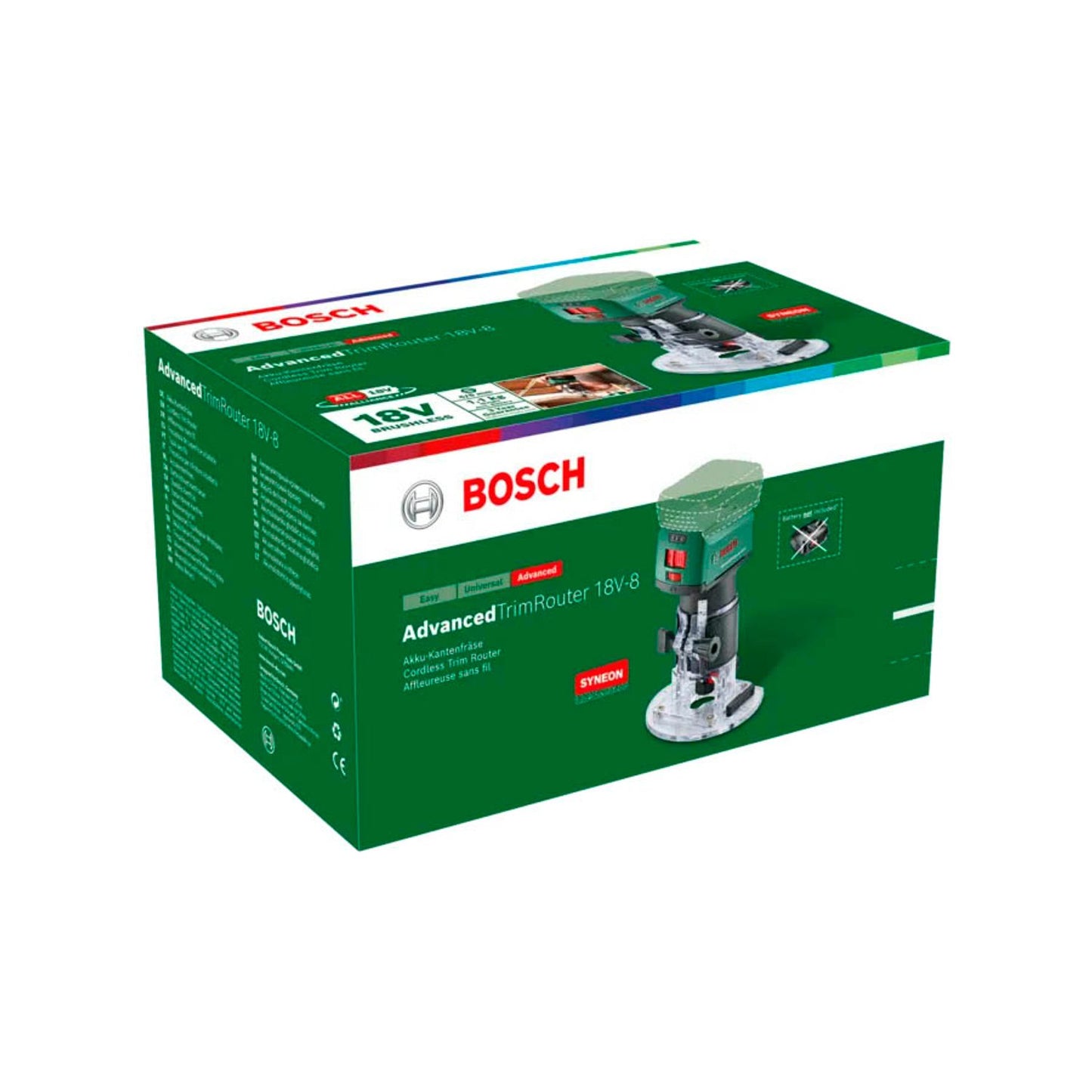 BOSCH Home & Garden AdvancedTrimRouter 18V-8 Akku-Kantenfräse-Set 18,0 V, ohne Akku | 06039D5000