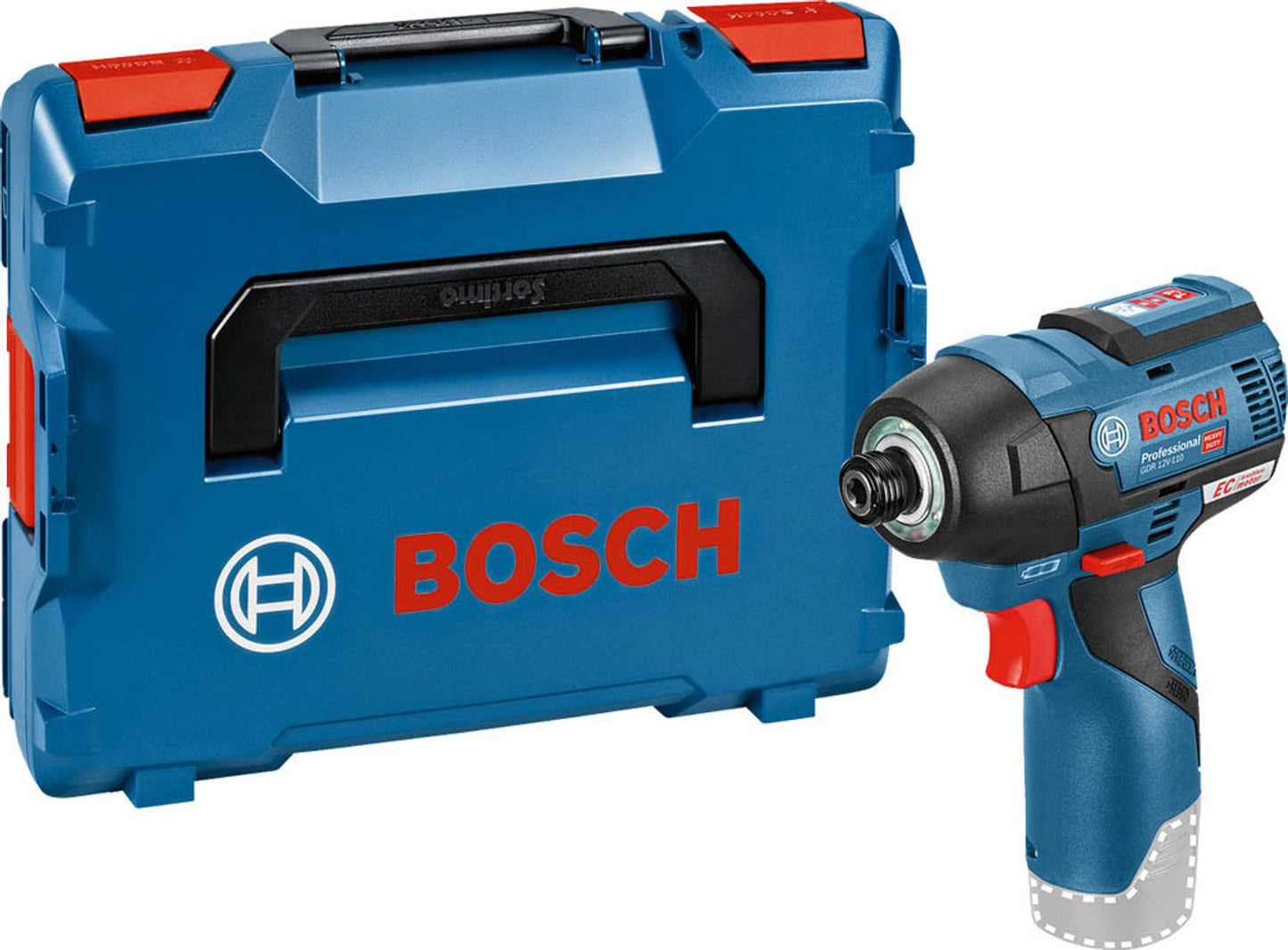 BOSCH Professional GDR 12V-110 Akku-Schlagbohrschrauber-Set 12,0 V, ohne Akku