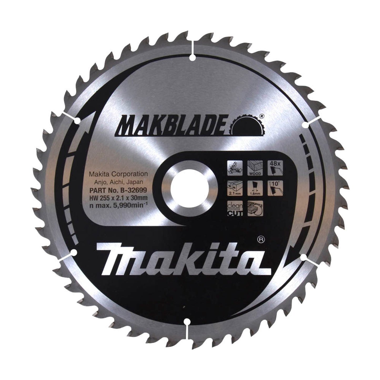 makita Kreissägeblatt 255,0 mm,