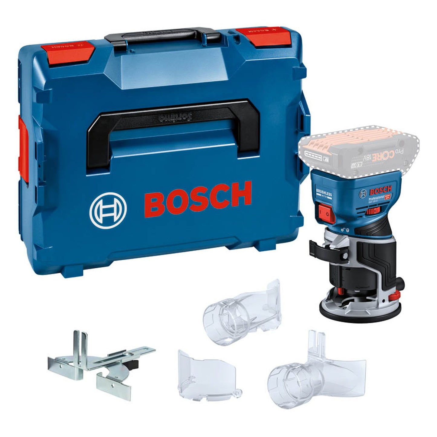 BOSCH Professional GKF 18V-8 Akku-Kantenfräse 18,0 V, ohne Akku