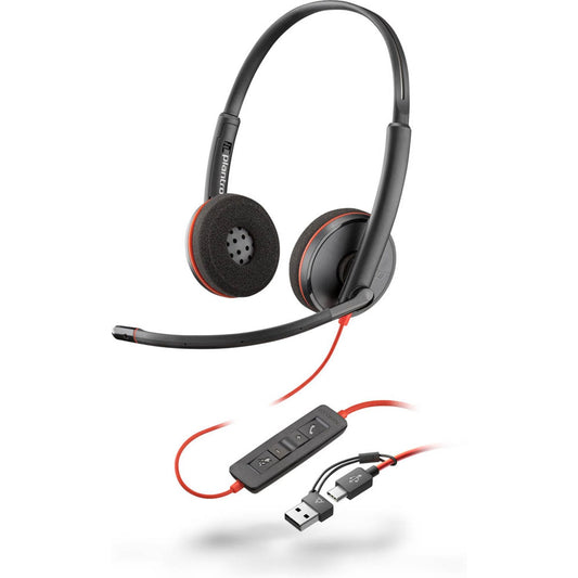 poly Blackwire 3220 Headset schwarz | 8X228AA