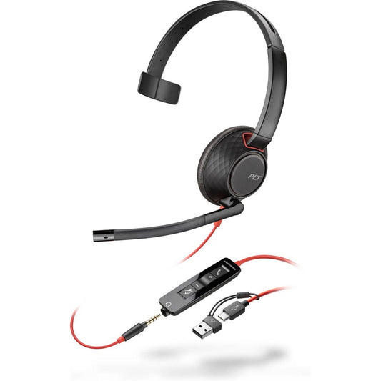 poly Blackwire 5210 Headset schwarz | 8X230AA