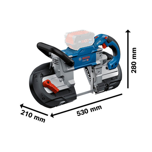 BOSCH Professional AKTION: GCB 18V-127 Akku-Bandsäge 18,0 V, ohne Akku mit Prämie nach Registrierung | 06012B7000