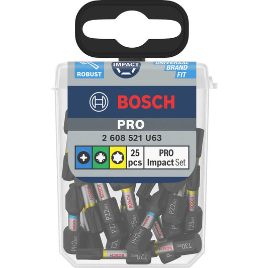 BOSCH PRO Impact Bit-Set, 25-teilig | 2608521U63