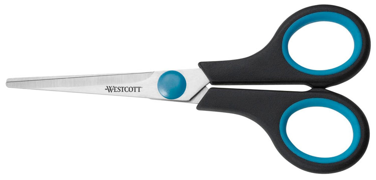 WESTCOTT Schere Easy Grip schwarz-blau