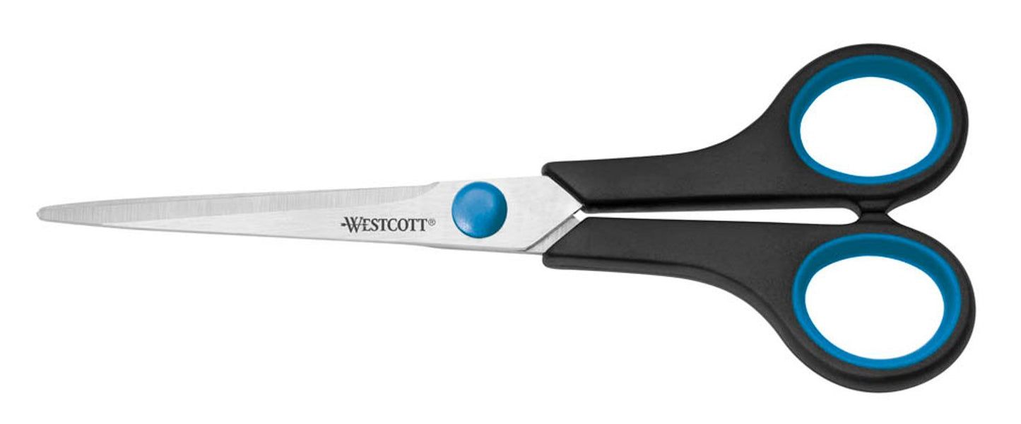 WESTCOTT Schere Easy Grip schwarz-blau