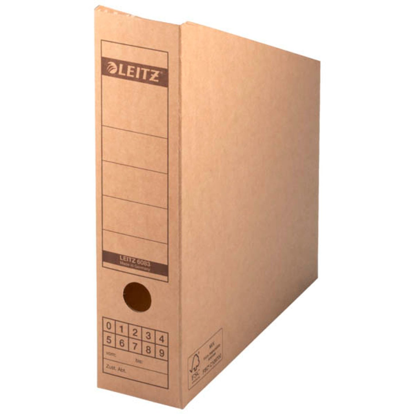 LEITZ Archiv-Stehsammler Premium braun | 60830000 | 1 Pack = 10 St.