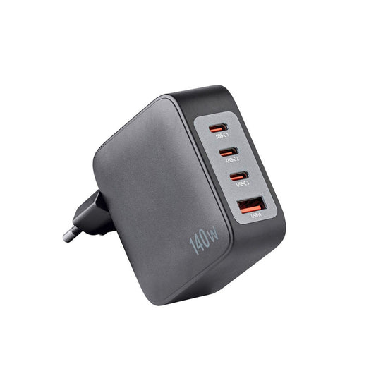 Intenso W140A3C + C520C USB-C Kabel GaN-Ladeadapter weiß, 140 Watt | 7814010