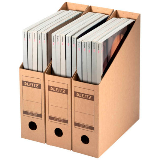 LEITZ Archiv-Stehsammler Premium braun | 60830000 | 1 Pack = 10 St.