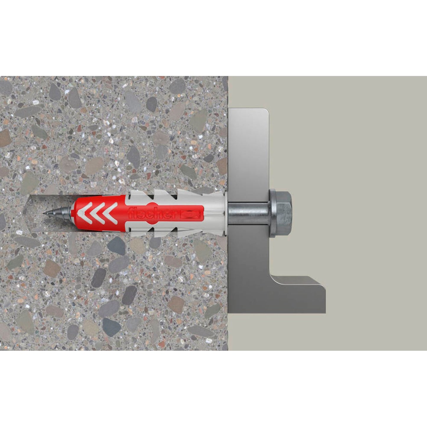 fischer DuoPower ETA 8x40 FPF II Dübel mit Schrauben Ø 8 mm x 10 mm | 564789 | 1 Pack = 50 St.