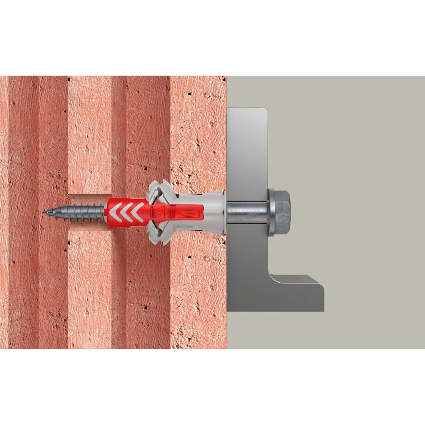 fischer DuoPower ETA 8x40 FPF II Dübel mit Schrauben Ø 8 mm x 10 mm | 564789 | 1 Pack = 50 St.
