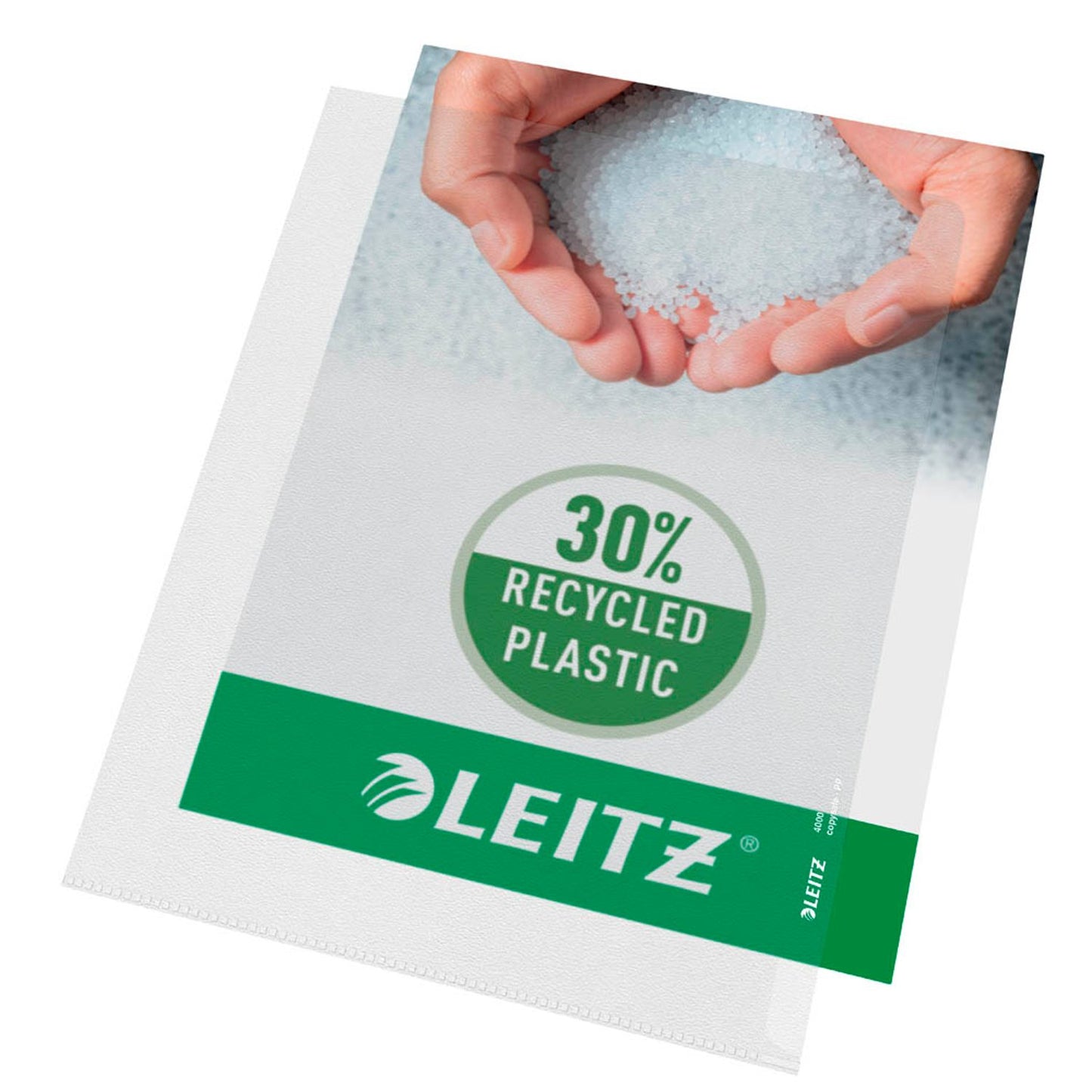 LEITZ Sichthüllen Standard 4000 DIN A4 transparent genarbt 0,13 mm | 40000003 | 1 Pack = 100 St.