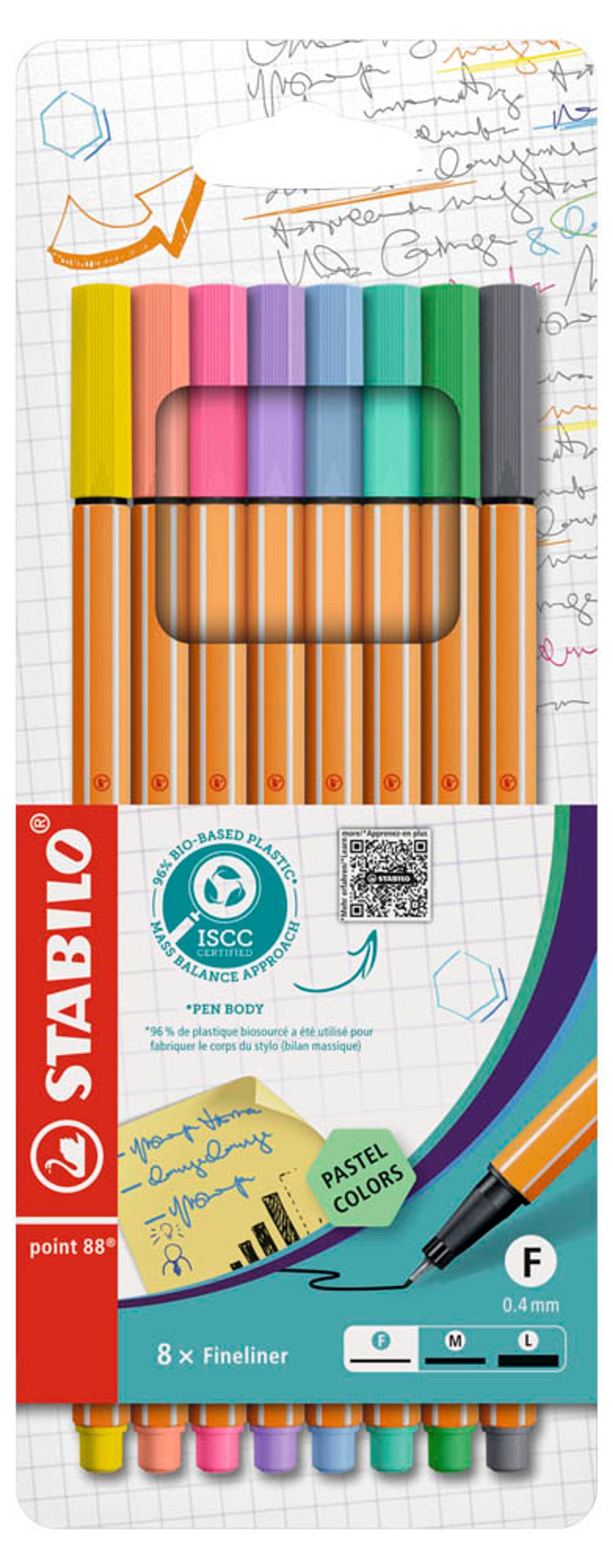 STABILO Point 88 Fineliner farbsortiert 0,4 mm