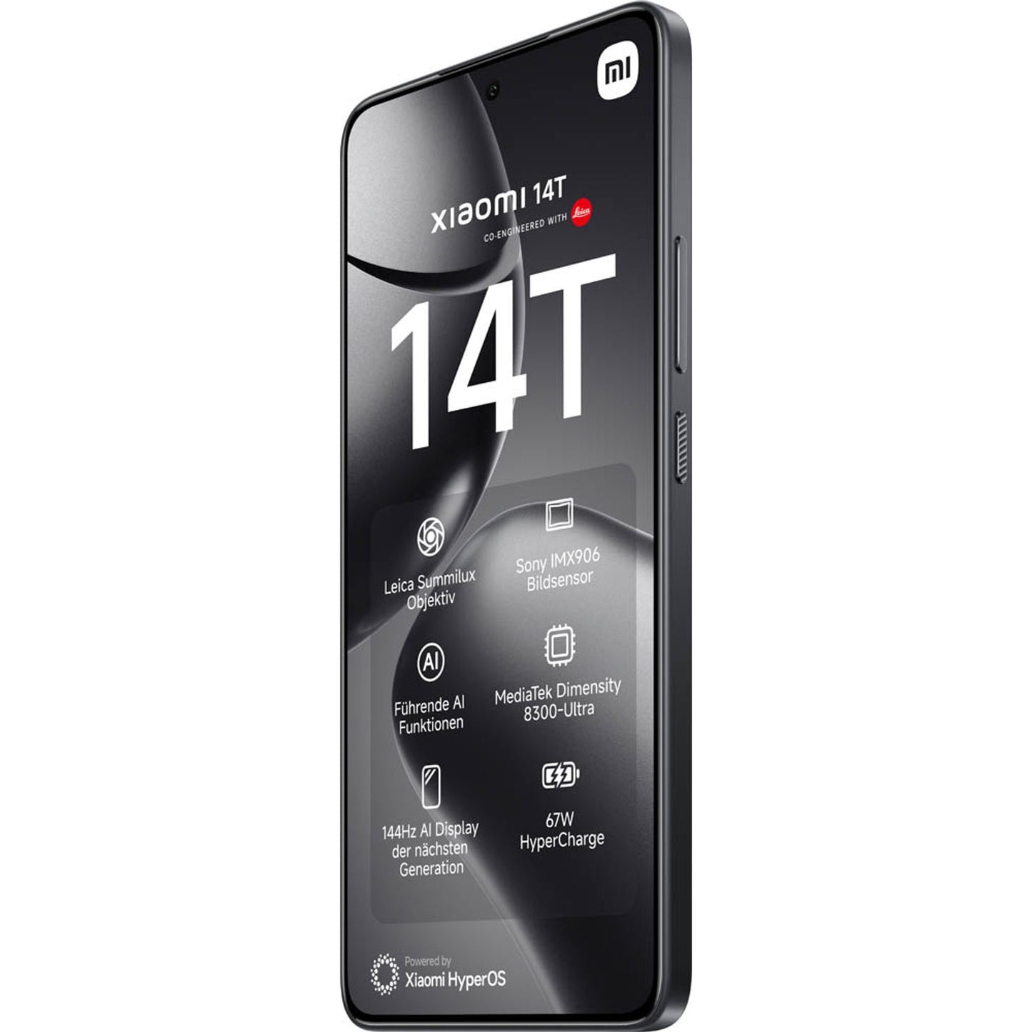 Xiaomi 14T Dual-SIM-Smartphone titan schwarz 256 GB | MZB0HUBEU