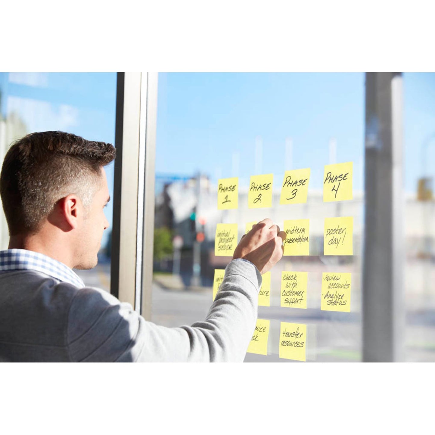 Post-it® Super Sticky Notes Haftnotizen extrastark gelb, 6 Blöcke | 654-6SSCY-EU | 1 Pack = 6 Blöcke