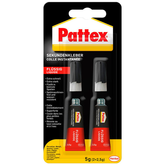 Pattex Sekundenkleber 2x 2,5 g | 9H PSGL9