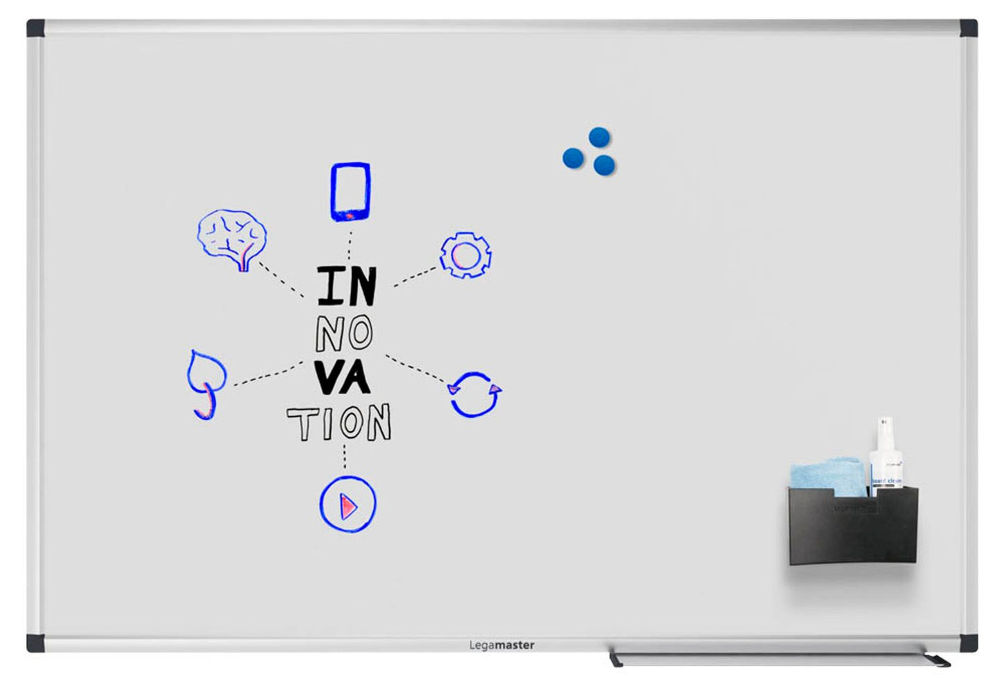 Legamaster Whiteboard UNITE weiß lackierter Stahl