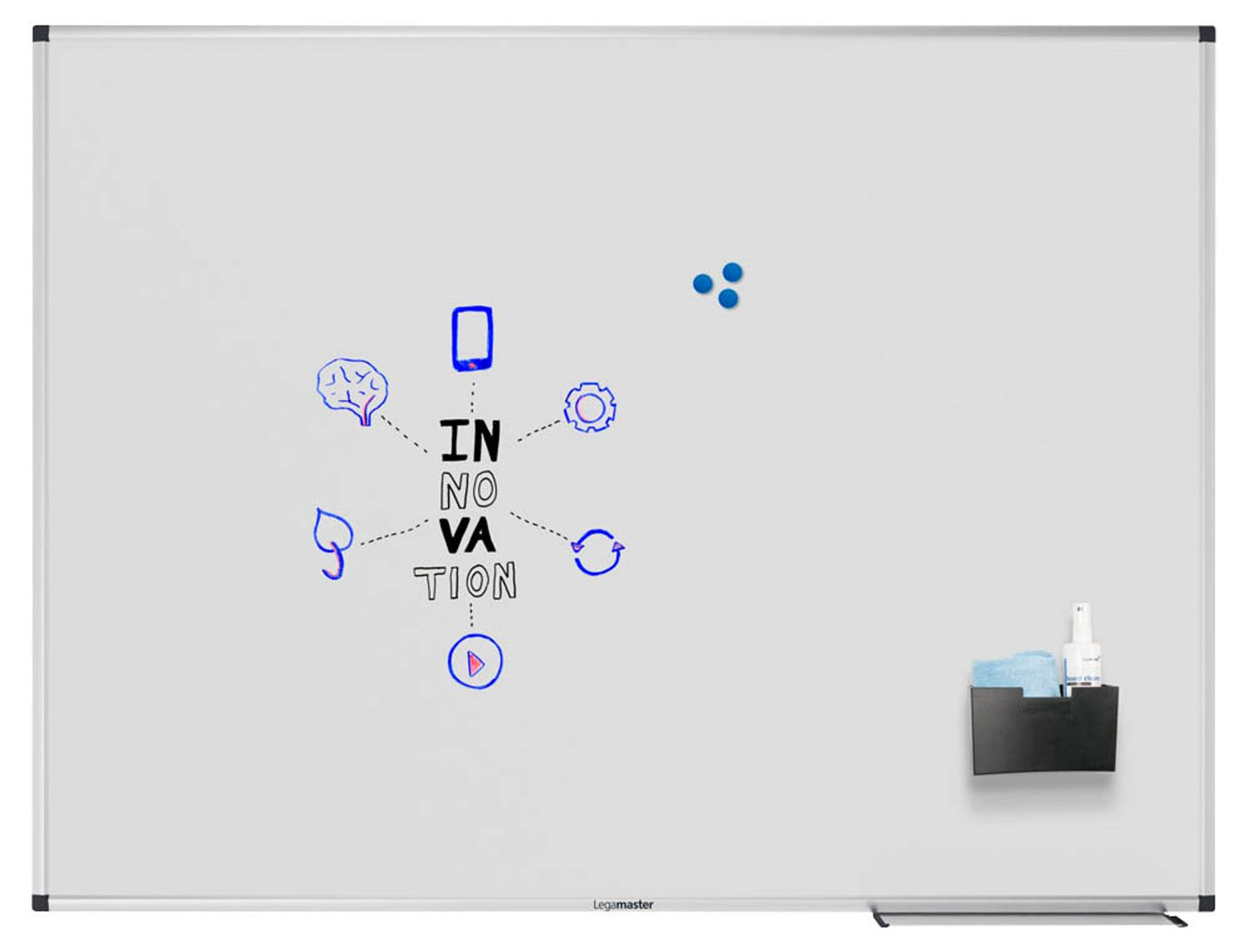 Legamaster Whiteboard UNITE weiß lackierter Stahl