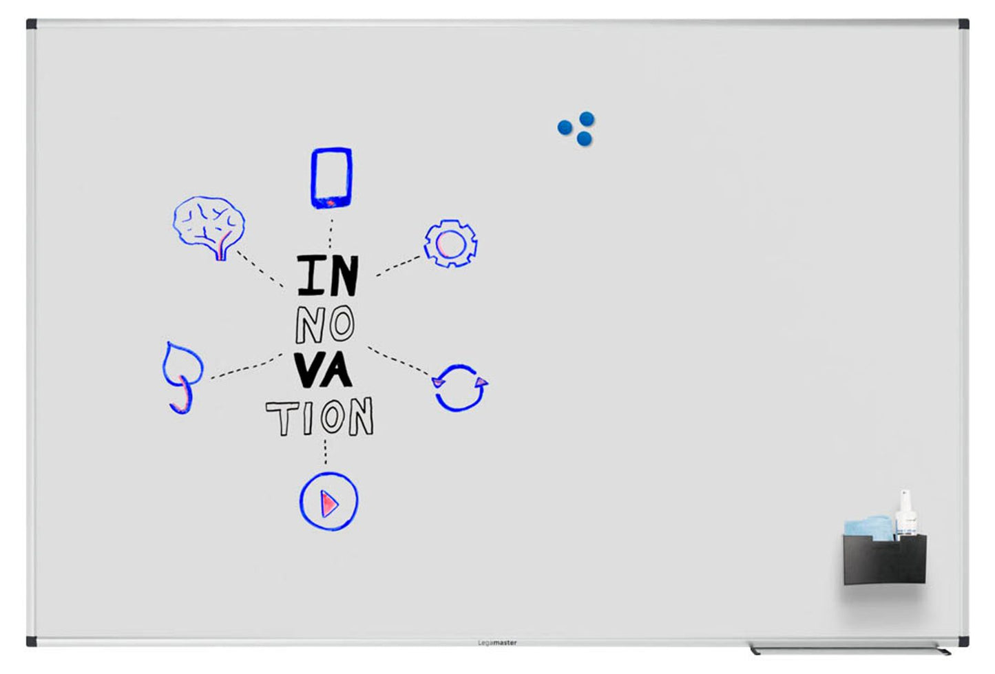 Legamaster Whiteboard UNITE weiß lackierter Stahl