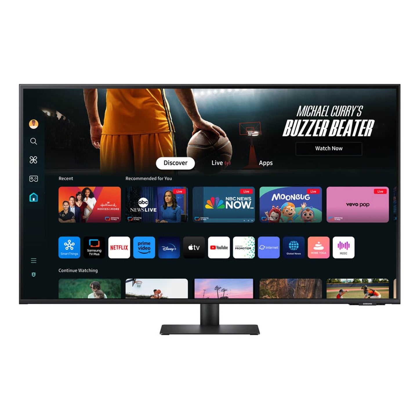 SAMSUNG M70D S43DM702UU Monitor 108,0 cm (43,0 Zoll) schwarz | LS43DM702UUXEN