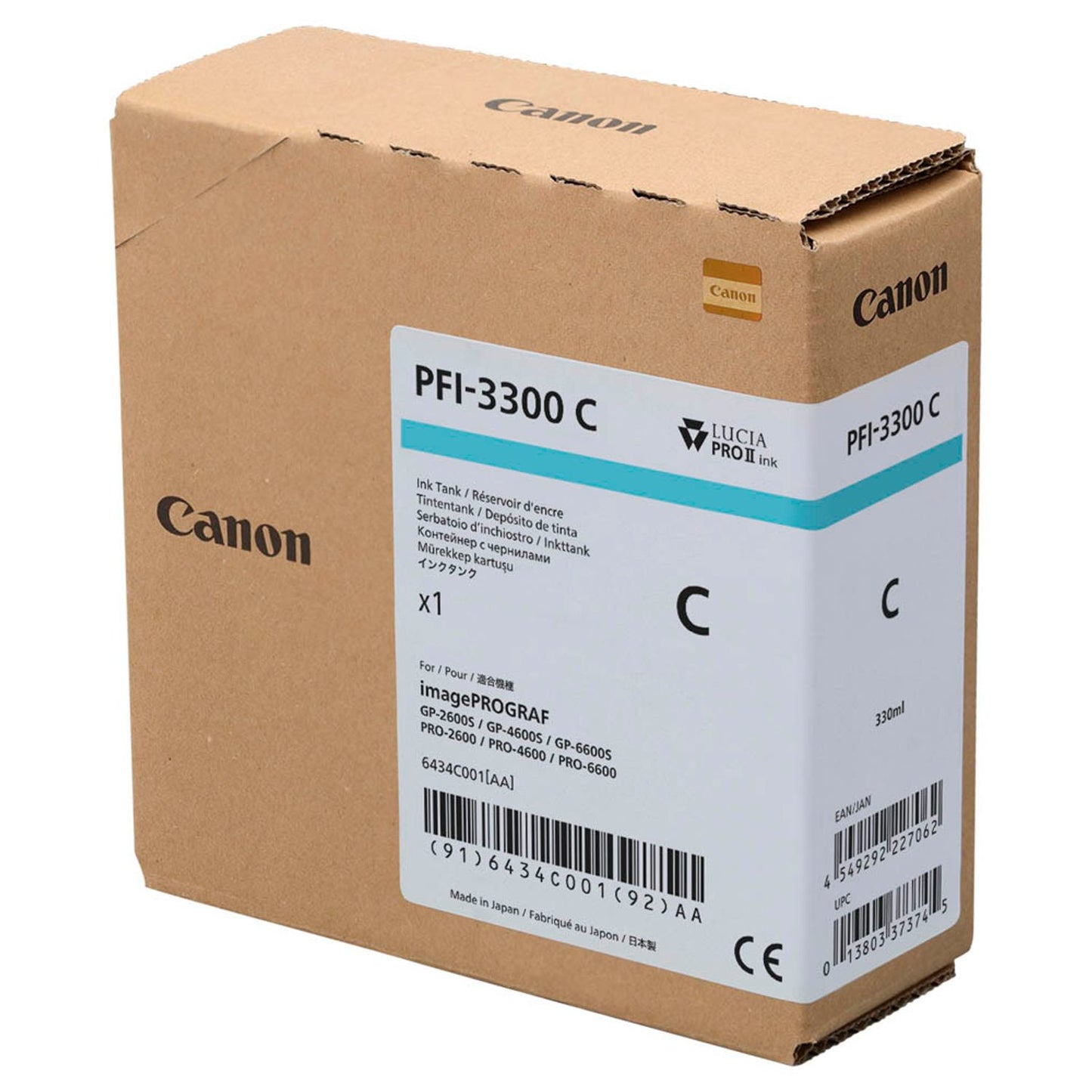 Canon PFI-3300 cyan Druckerpatrone | 6434C001