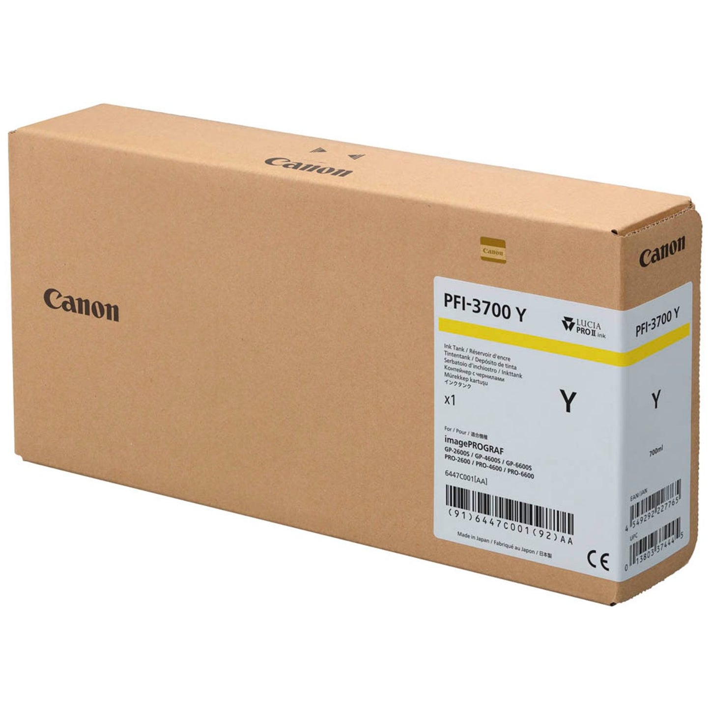 Canon PFI-3700 gelb Druckerpatrone | 6447C001