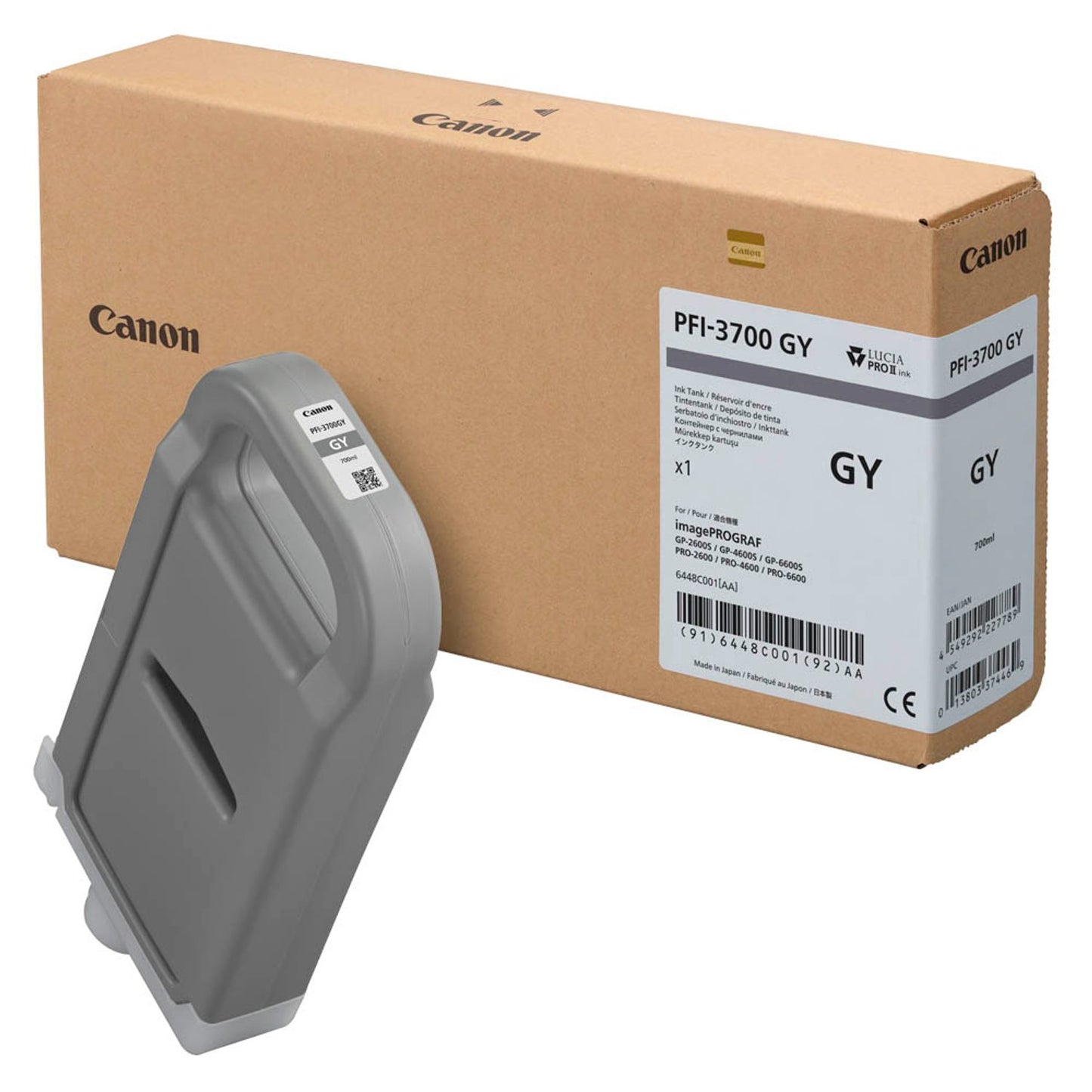 Canon PFI-3700 grau Druckerpatrone | 6448C001
