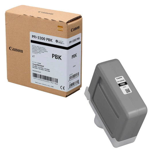 Canon PFI-3300 Foto schwarz Druckerpatrone | 6433C001