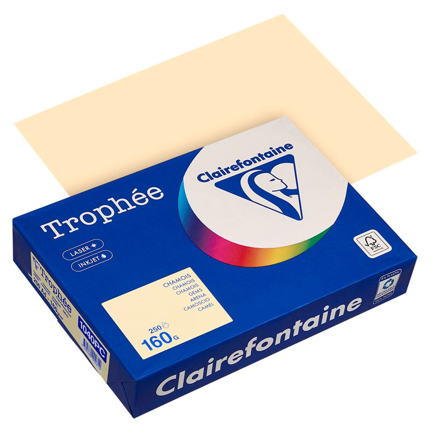 Clairefontaine Kopierpapier Trophée DIN A4 160 g/qm 250 Blatt