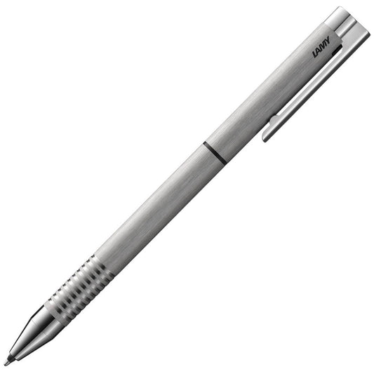 LAMY Kugelschreiber logo twin pen Multifunktionsstift silber, Schreibfarbe: schwarz | 1217730
