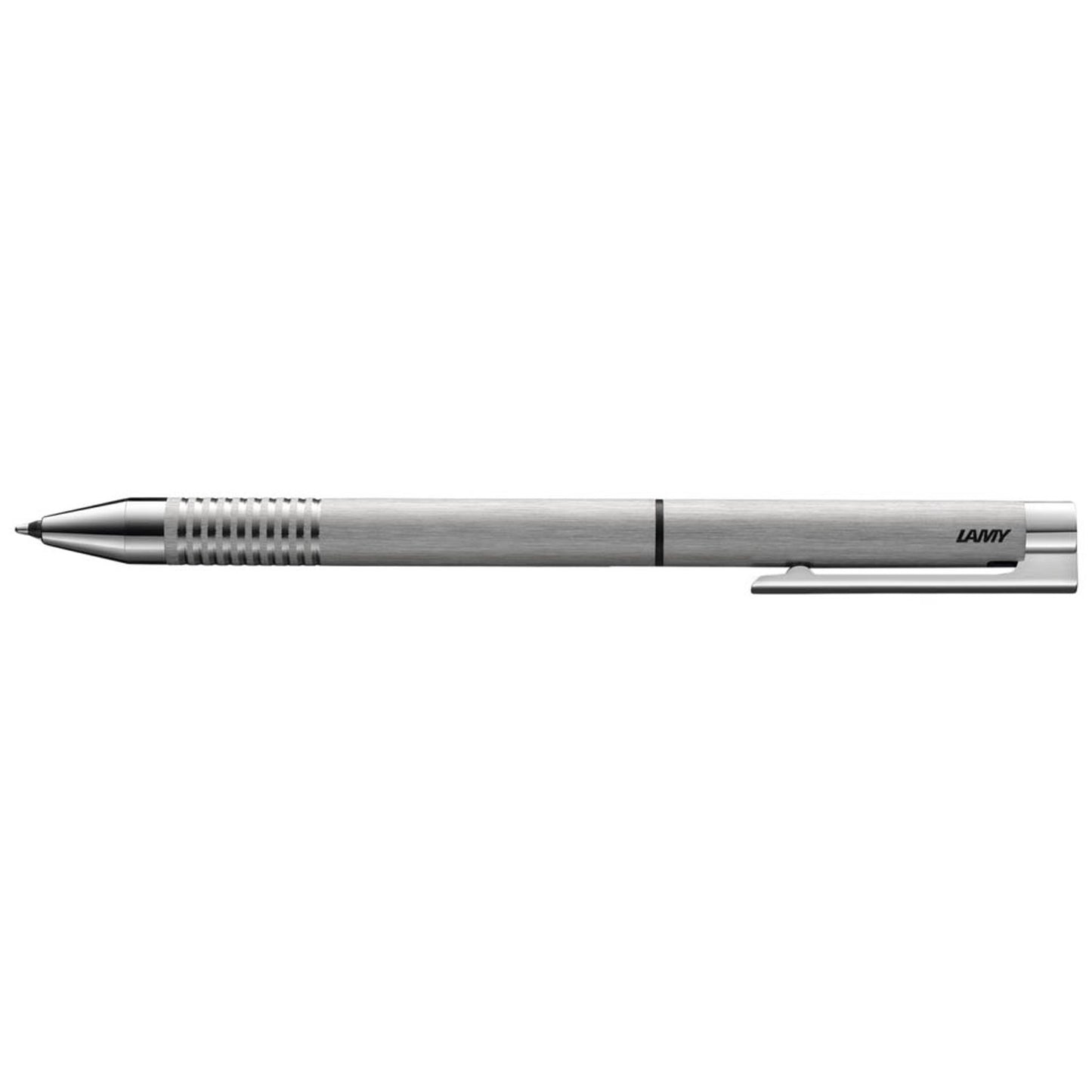 LAMY Kugelschreiber logo twin pen Multifunktionsstift silber, Schreibfarbe: schwarz | 1217730