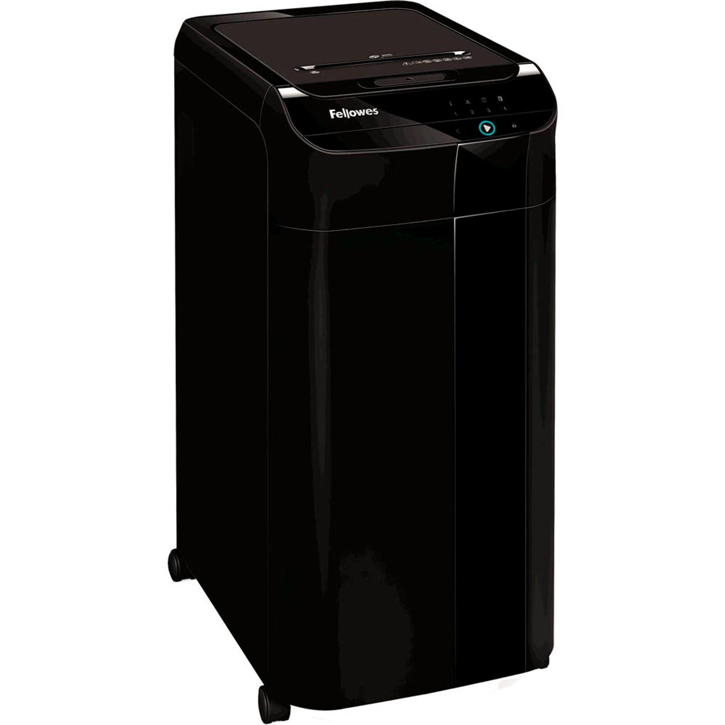 Fellowes AutoMax 450C Aktenvernichter mit Partikelschnitt P-4, 4 x 38 mm, bis , schwarz | 100135793