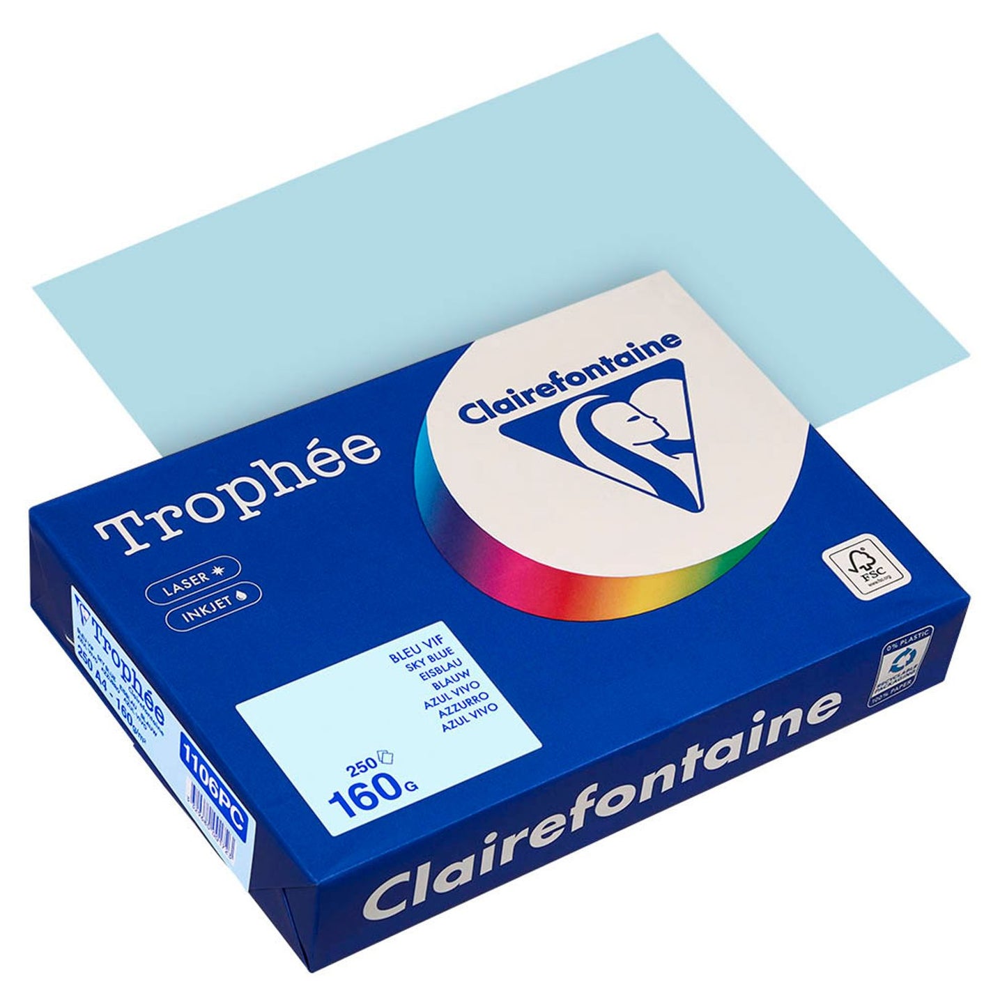 Clairefontaine Kopierpapier Trophée DIN A4 160 g/qm 250 Blatt