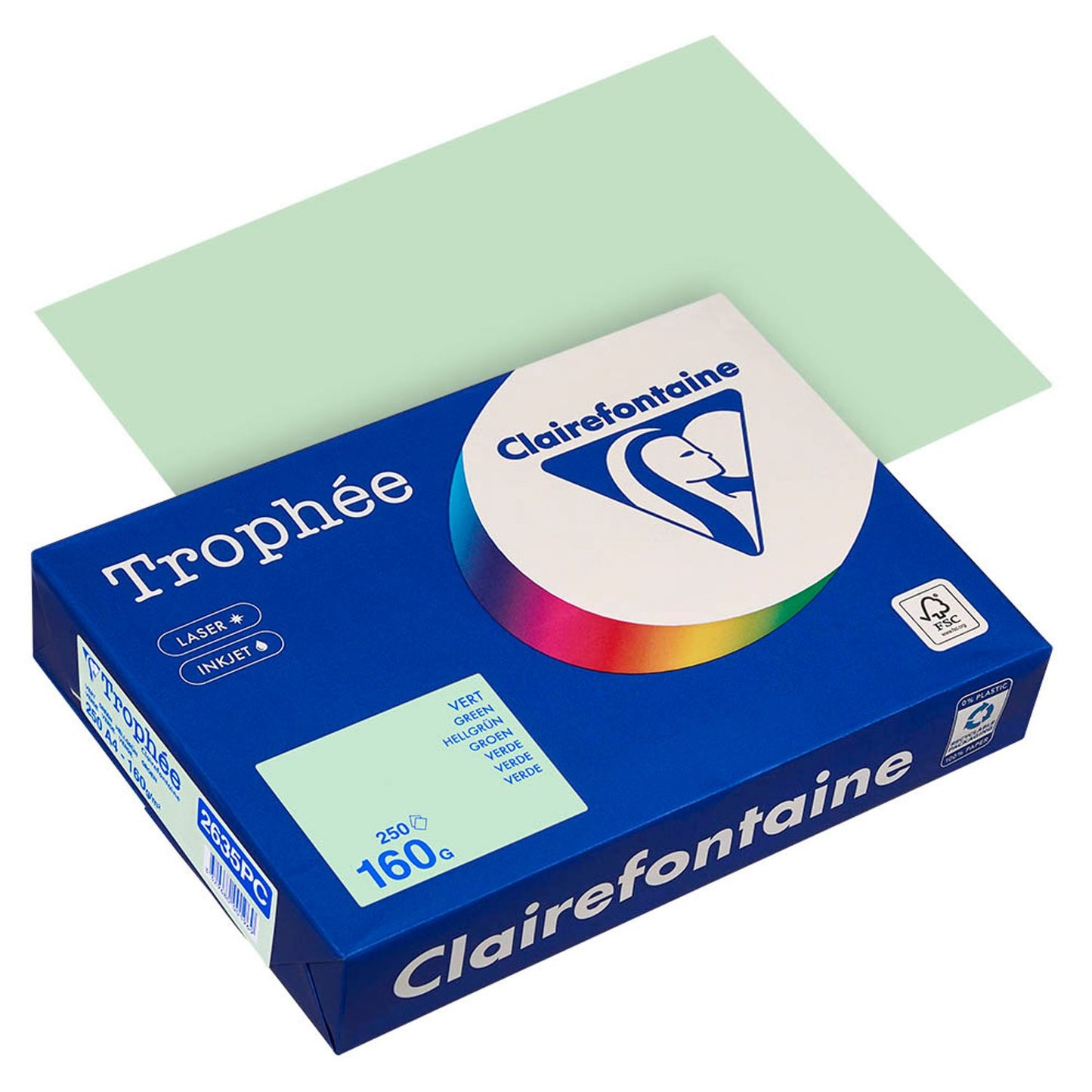 Clairefontaine Kopierpapier Trophée DIN A4 160 g/qm 250 Blatt