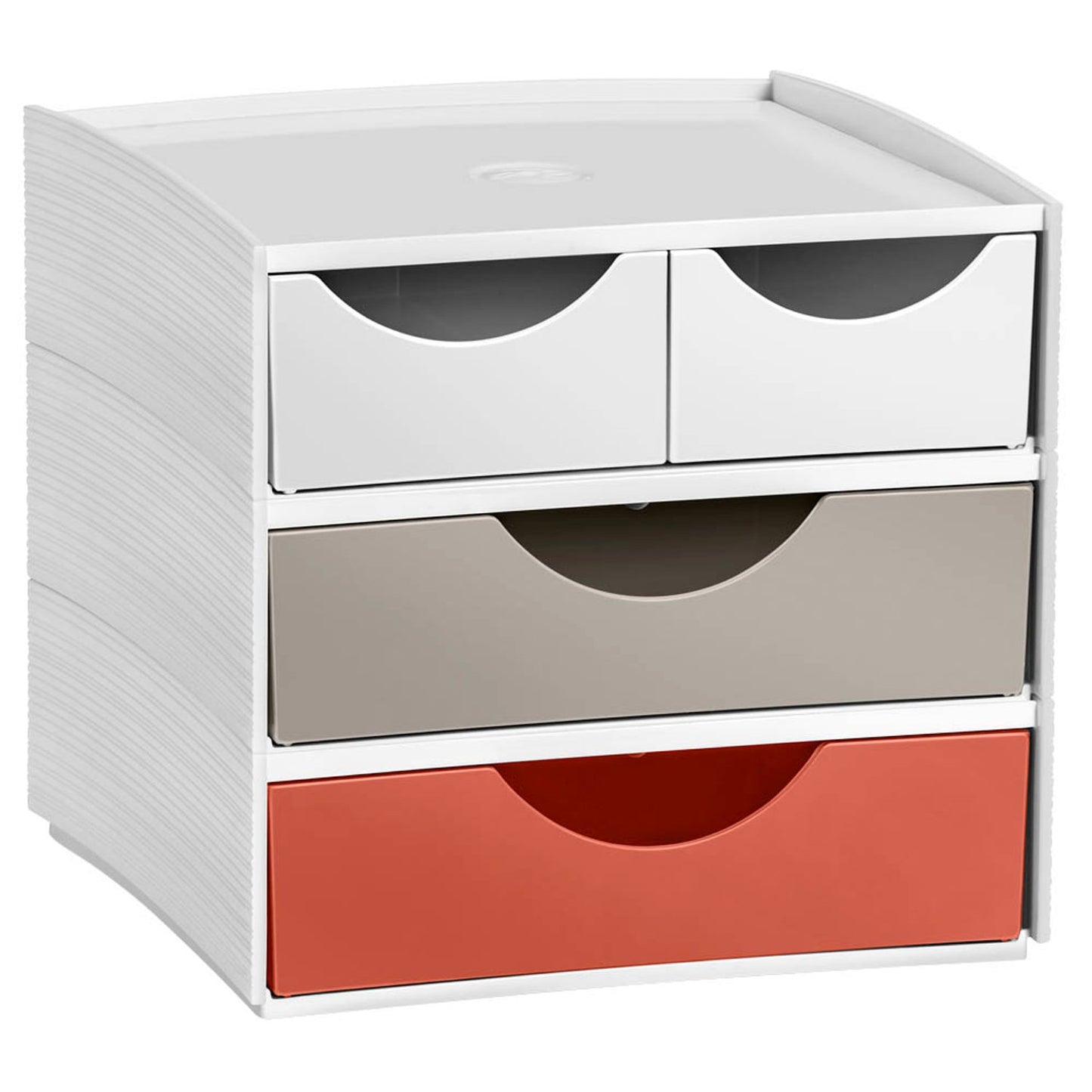 cep Schubladenbox TERRA NOVA weiß, sand, terracotta , mit 4 Schubladen | 1032112391