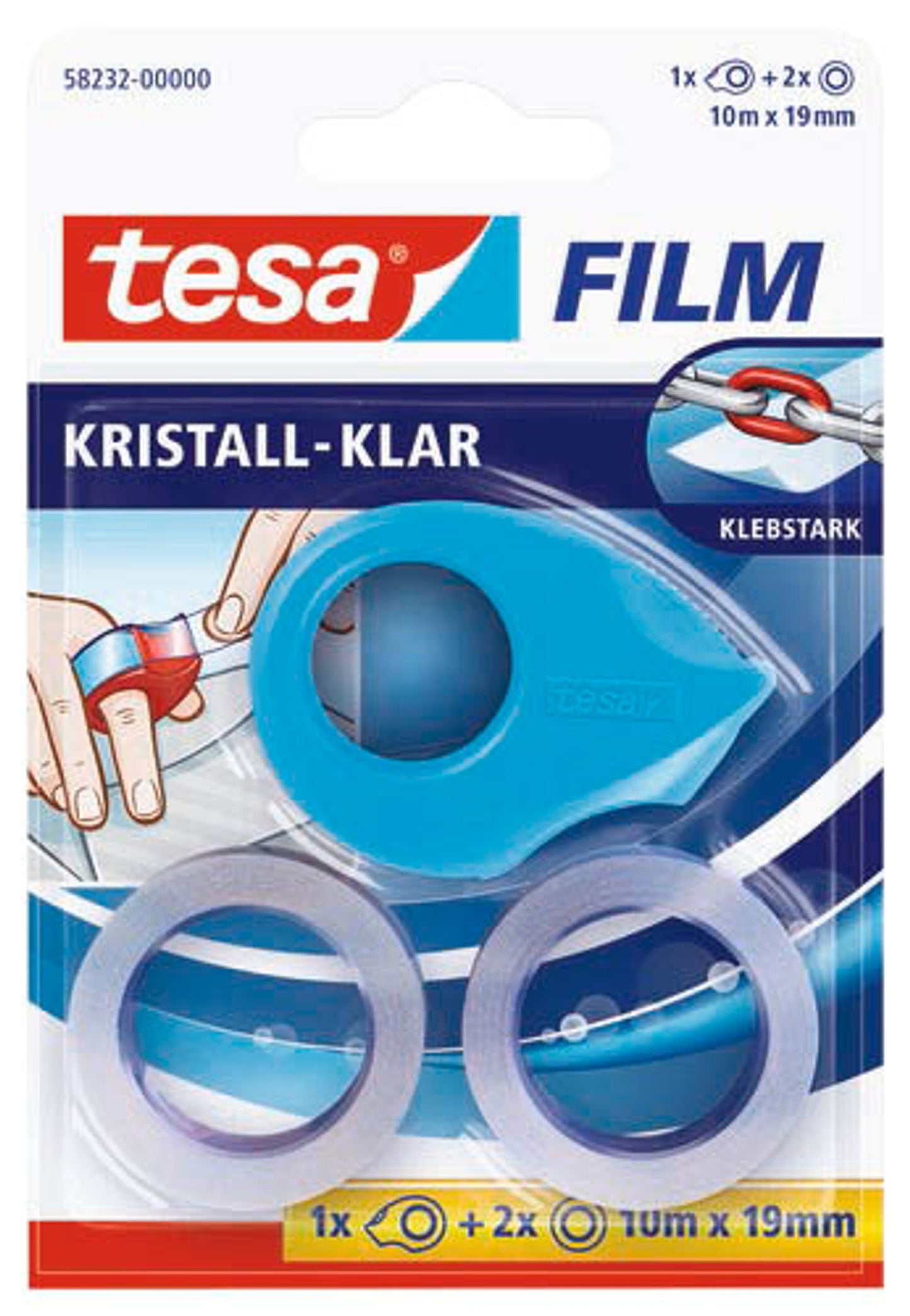 tesa Klebefilm 19,0 mm x 10,0 m 1 Set