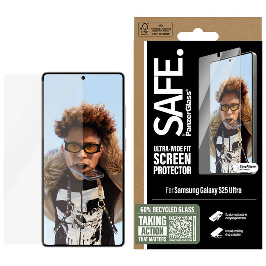 SAFE. by PanzerGlass™ ULTRA-WIDE FIT Display-Schutzglas für Samsung Galaxy S25 Ultra | SARNUWFG38488