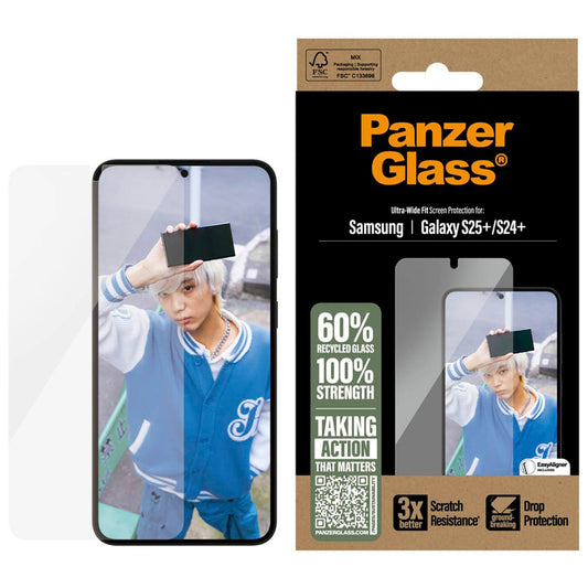 PanzerGlass™ Display-Schutzglas für Samsung Galaxy S25+ | PGRNUWFG37942