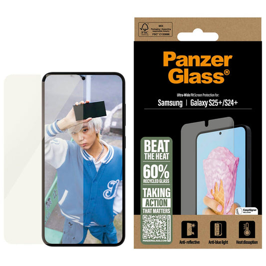 PanzerGlass™ Display-Schutzglas für Samsung Galaxy S25+ | PGRUWFAG37942