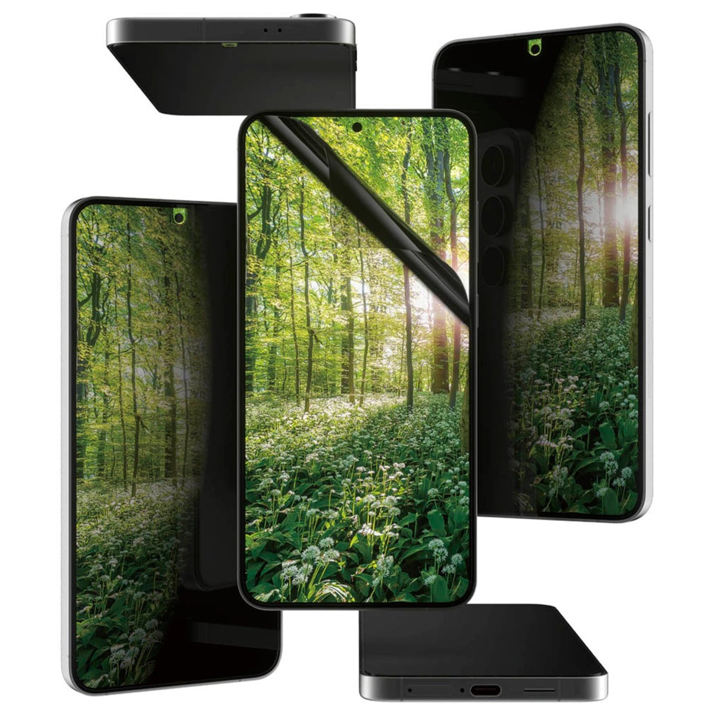 PanzerGlass™ 4-WAY PRIVACY Display-Schutzglas für Samsung Galaxy S25+ | PGRMFPUG37942