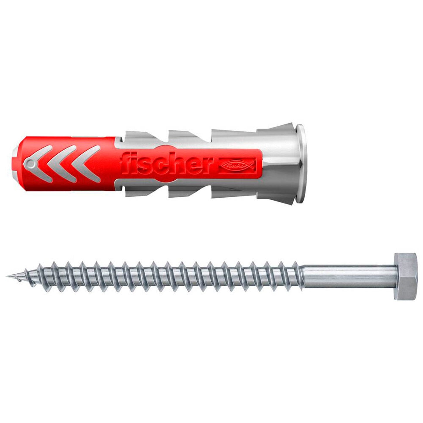 fischer DuoPower 14x70 S Dübel mit Schrauben Ø 12 mm x 60 mm | 538259 | 1 Pack = 8 St.