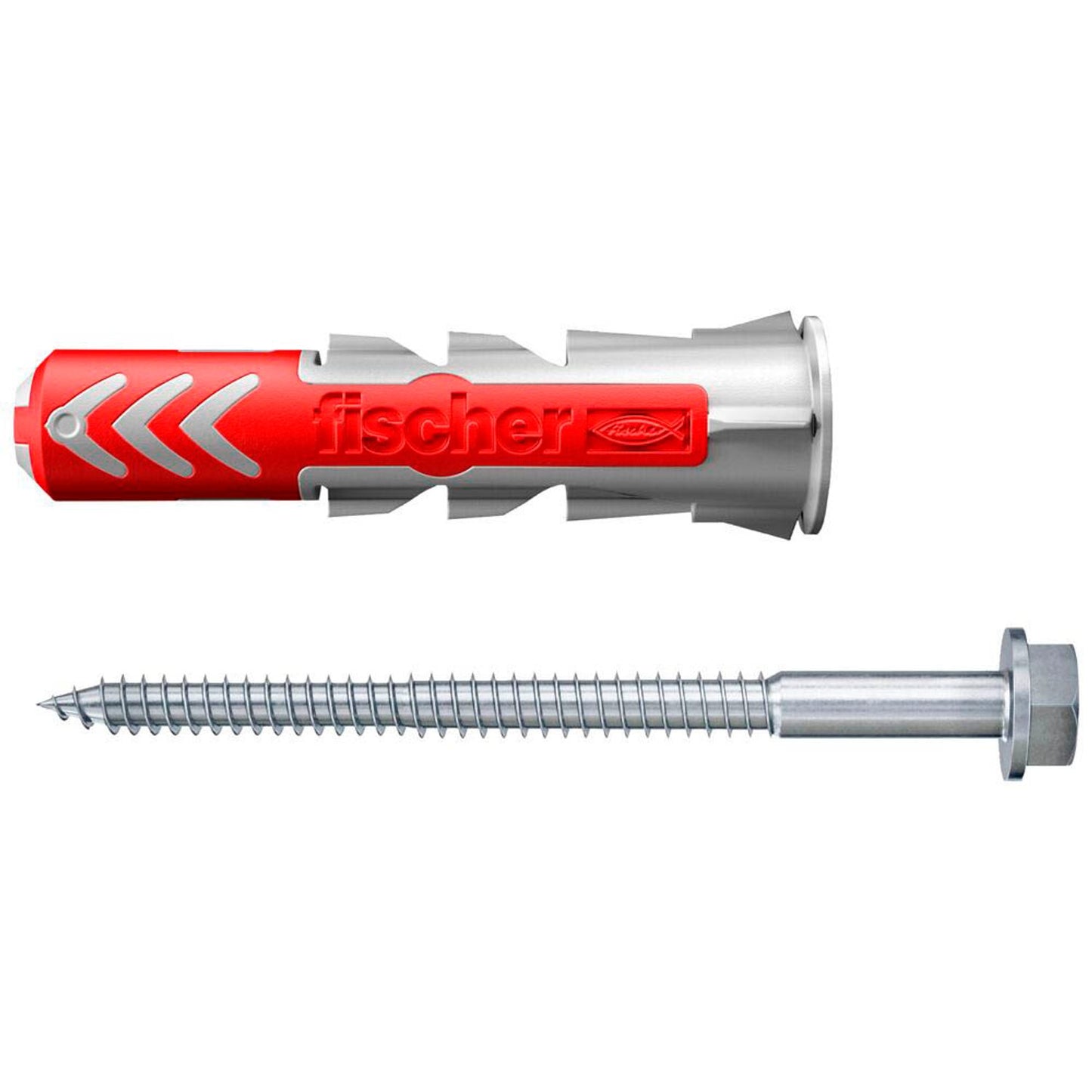 fischer DuoPower 10x50 S 2K Dübel mit Schrauben Ø 10 mm x 50 mm | 535461 | 1 Pack = 25 St.