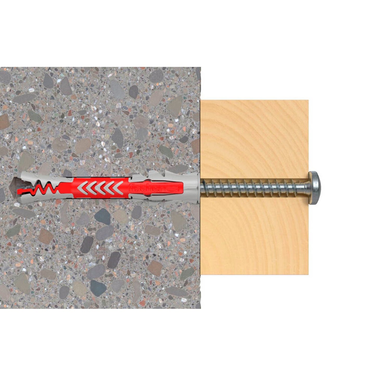 fischer DuoPower 8x65 S PH 2K Dübel mit Schrauben Ø 8 mm x 65 mm | 538261 | 1 Pack = 25 St.