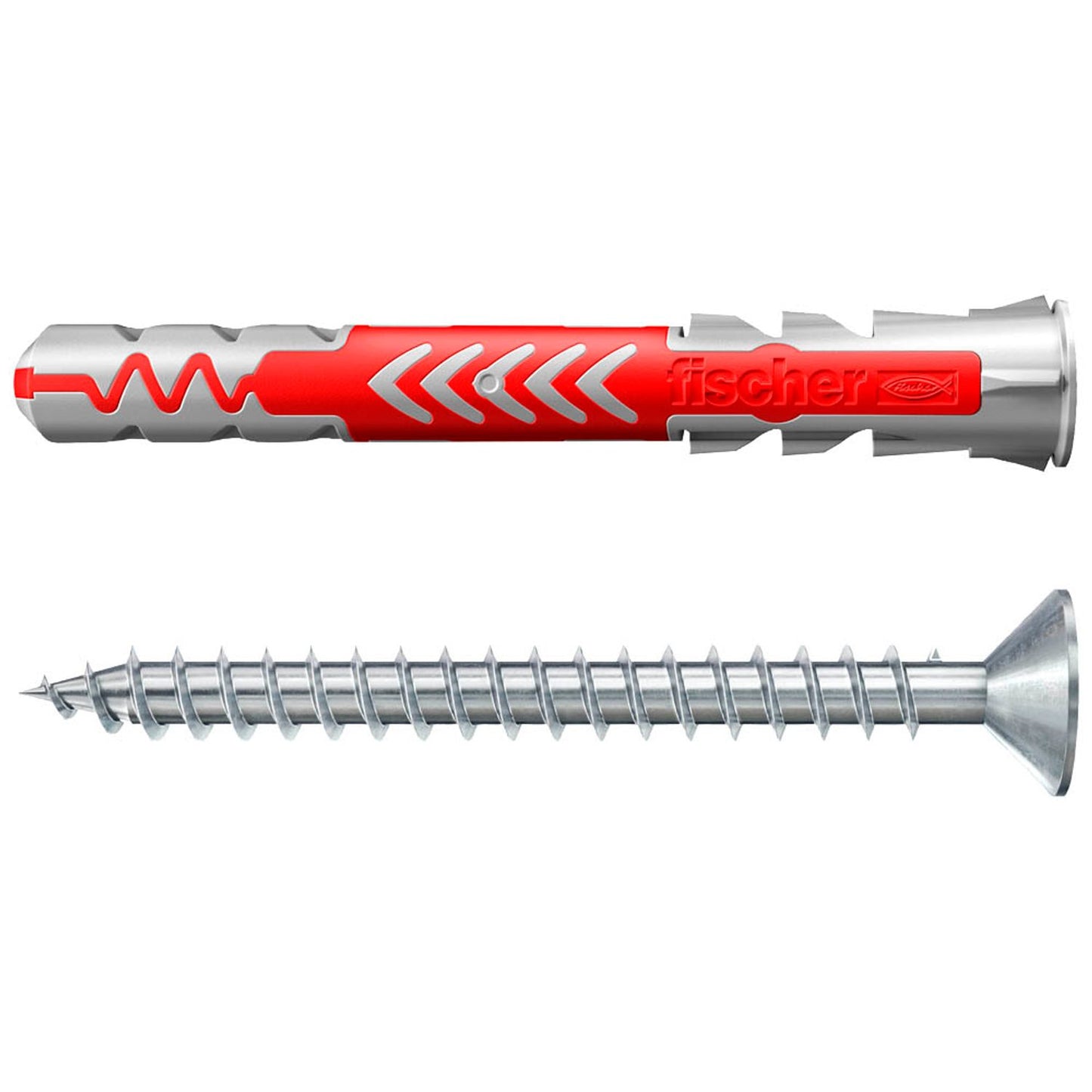 fischer DuoPower 8x65 S 2K Dübel mit Schrauben Ø 8 mm x 65 mm | 538256 | 1 Pack = 25 St.
